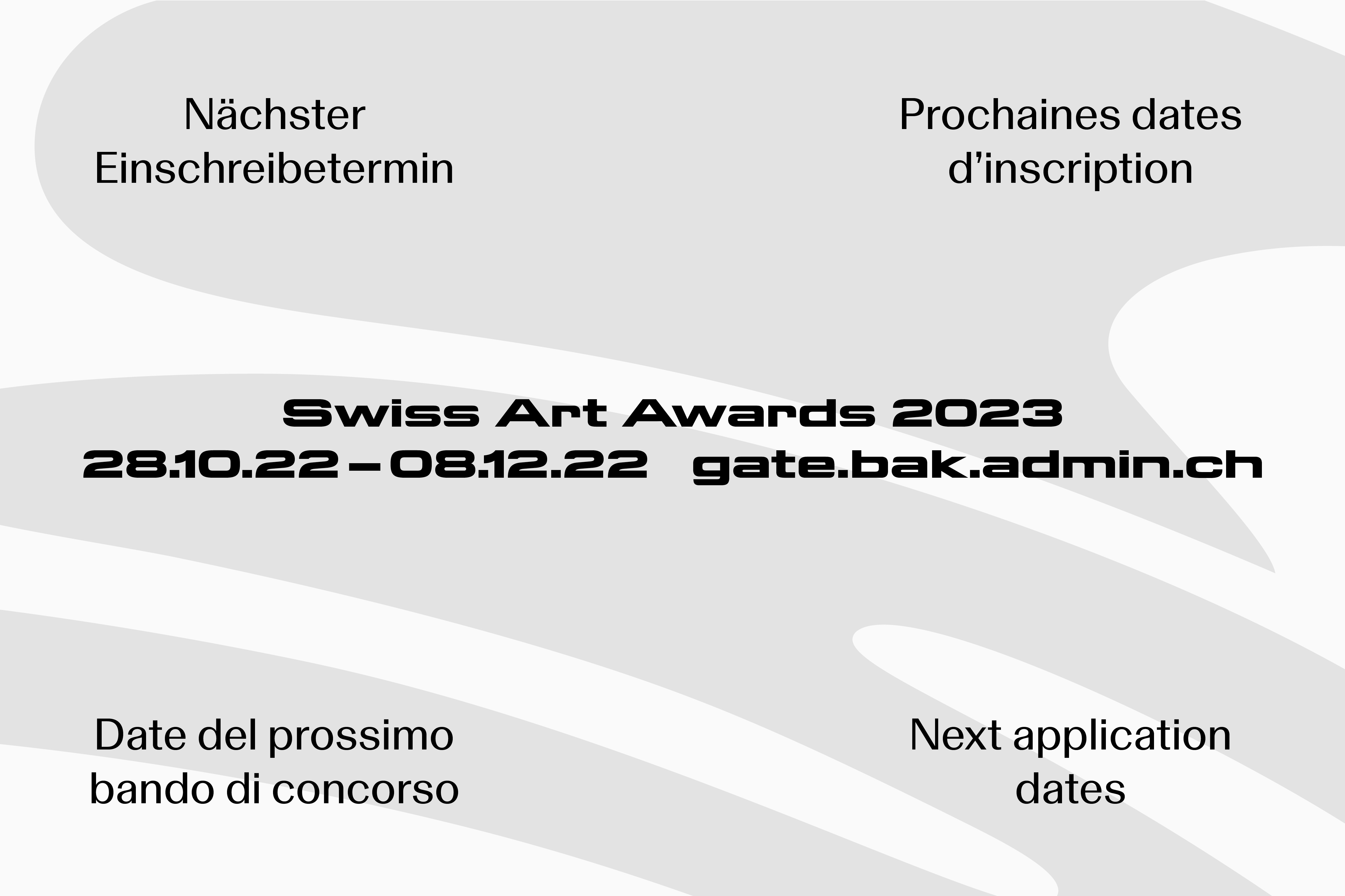 Swiss Art Awards 2023